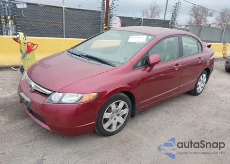 2007 Honda Civic Lx из США, поврежденный, VIN 1HGFA16567L083508